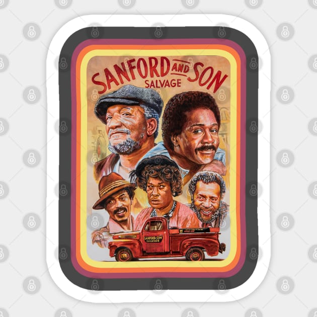 Sanford and Son Art Sticker by Chris Hoffman Art